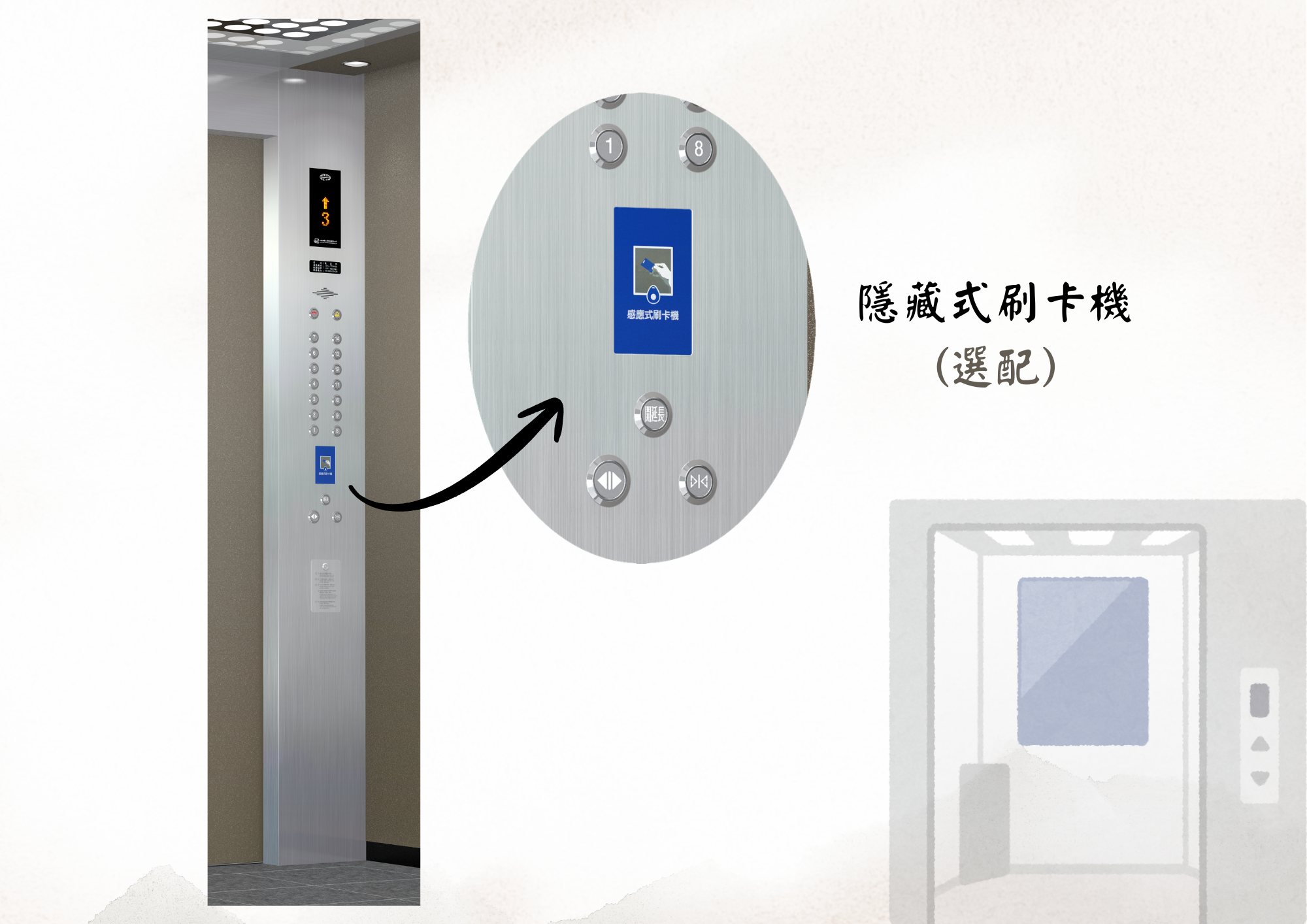 客梯操作盤產品 01